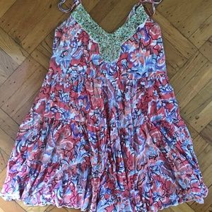Beaded floral Free People dress